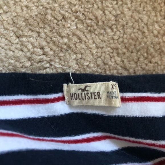 red, white, and blue crop top from hollister. - Picture 3 of 3